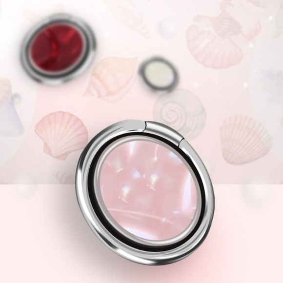 Phone Ring holder Phone Kickstand Phone Grip Pearl Pink - Picture 8 of 9